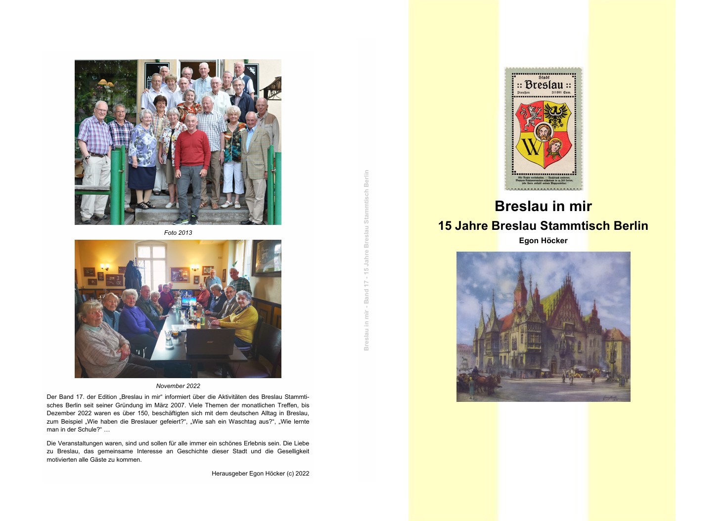 Breslau in mir,
Erinnerungen, Vorträge und Publikationen,
Armin Lufer